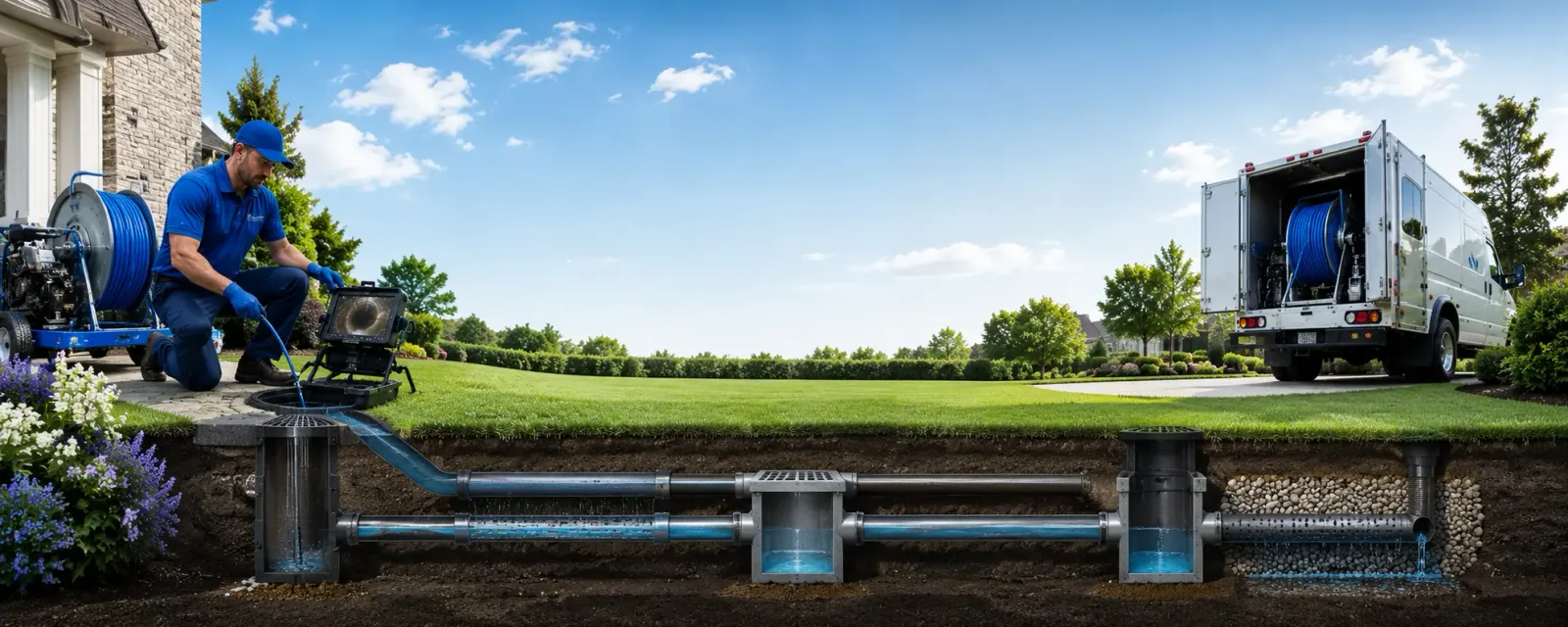 Outdoor drain cleaning information for Shandon, CA